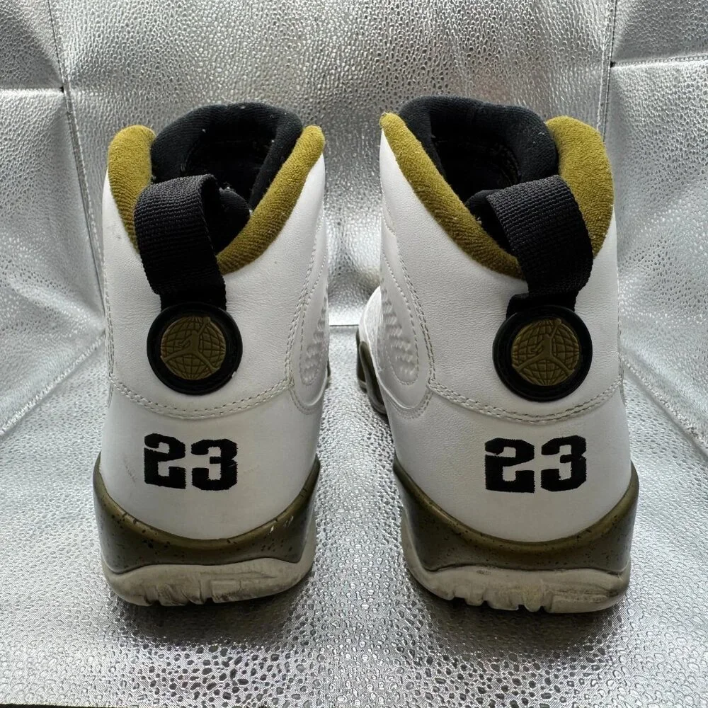 Size 10.5 Jordan 9 Retro Statue High White‎ Mens Basketball Shoes 302370-109